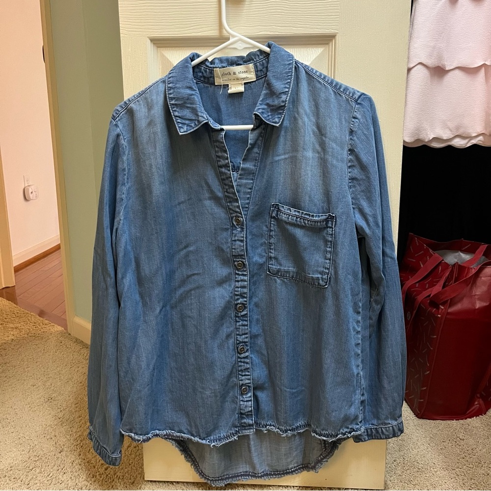 Cloth & Stone Chambray Shirt